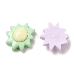 Мультяшные непрозрачные кабошоны из смолы&nbsp;RESI-C039-02D