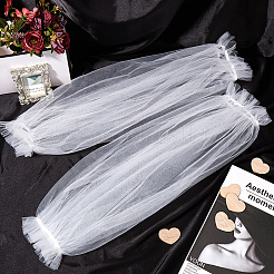 Кружевные рукава из полиэстера&nbsp;AJEW-WH20001-38B-01