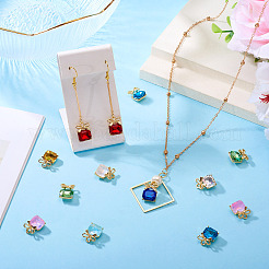 30 шт. подвески из сплава и стекла&nbsp;FIND-TA0008-05G