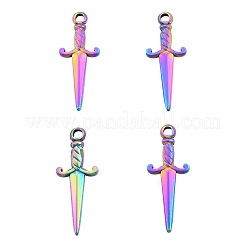 Pendentifs en acier inoxydable avec placage ionique (IP) 201&nbsp;STAS-N098-246M