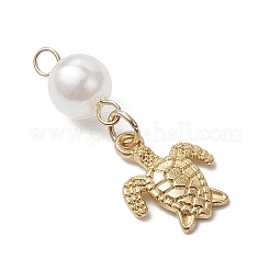 Подвески из искусственного жемчуга из сплава и нержавеющей стали 304 из АБС-пластика PALLOY-JF03878