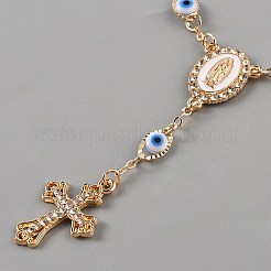 Сплав браслеты от сглаза BJEW-WH0817-002G-03