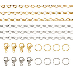 Текстурированные кабельные цепи из нержавеющей стали 304&nbsp;DIY-BY0001-43