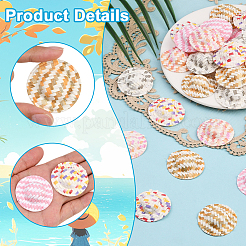 40 шт. 5-х цветная тканевая кукольная шапочка&nbsp;AJEW-SC0031-33