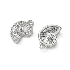 Messing micro pave klar zirkonia charme&nbsp;KK-P355-01C-P