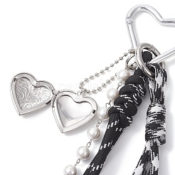 Подвесные украшения из полиэстерового и спандексового шнура и нейлона&nbsp;HJEW-JM04629