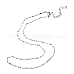 Латунных звено цепи ожерелья&nbsp;X-NJEW-K123-03P