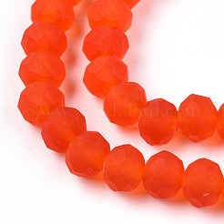 Прозрачные стеклянные бусины&nbsp;X-EGLA-A034-T6mm-MD03