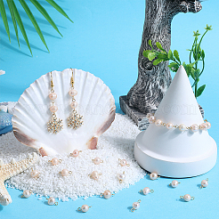 Подвески-коннекторы для картофеля с натуральным культивированным пресноводным жемчугом&nbsp;PALLOY-SC00009