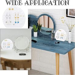 2 комплект из 2-х съемных непрозрачных акриловых подставок для сережек&nbsp;EDIS-FG0001-52