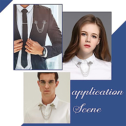 4 шт. 2-х цветные двойные броши-цепочки в виде пчелы JEWB-GF0001-31