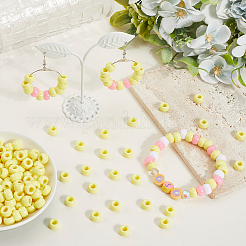 800шт непрозрачные пластиковые бусины KY-SP0001-47E