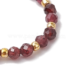 Кольца-растяжки из натуральных смешанных камней для женщин RJEW-JR00868