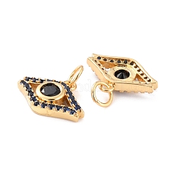 Латунные подвески из кубического циркония с микропаве KK-D065-09G