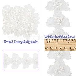 3 ярд вышитого цветочного полиэстерового кружева&nbsp;OCOR-GF0002-53