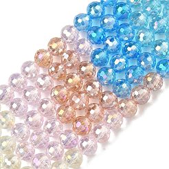 Стеклянные бусины с гальваническим покрытием &nbsp;EGLA-D300-06-6mm-07