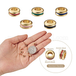 50шт. 5-х цветное латунное покрытие стойки KK-KS0001-21-RS