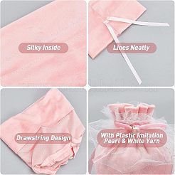 12 шт. бархатные подарочные мешочки для украшений на шнурке TP-NB0001-30C