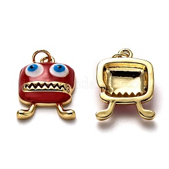 Латунь эмаль подвески KK-B028-14G-B