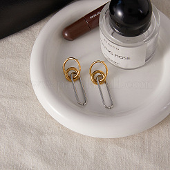 Pendientes colgantes de acero inoxidable 304 para mujer&nbsp;JW1089
