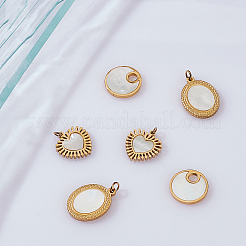 6 шт. 3 стиля подвески в виде ракушек&nbsp;STAS-CA0001-49