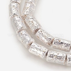 Гальванические бусины из натуральной лавы G-P400-03S