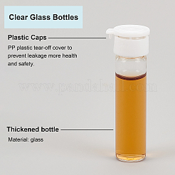 Прозрачные стеклянные бутылки&nbsp;LS-AJEW-WH0010-08B