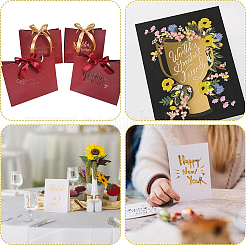 60 шт. 6-х цветная бумага для горячего тиснения фольгой формата А4 DIY-FH0006-18