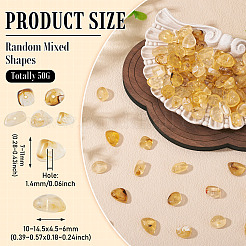 50g de perles acryliques transparentes&nbsp;TACR-TA0001-62D
