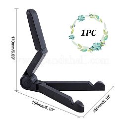 Пластиковые держатели для мобильных телефонов треугольной формы AJEW-WH0299-87B