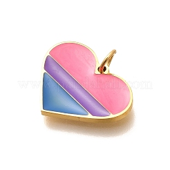 Эмалевые подвески из нержавеющей стали Pride 304 STAS-B079-01G-17