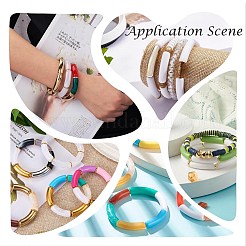 Непрозрачные акриловые бусины&nbsp;X1-SACR-S677-001