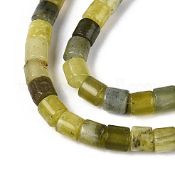 Природного нефрита Xiuyan бисер нитей&nbsp;G-T141-86B-02