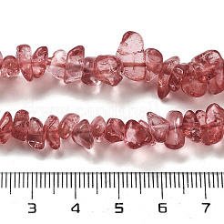 Прозрачные треск стекла бисер нитей&nbsp;GLAA-U004-01I