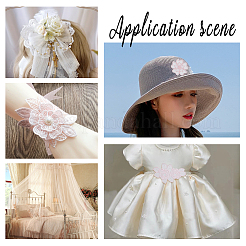 16 шт. 8 стиля полиэфирного кружева компьютерная вышивка орнамент аксессуары DIY-AR0002-37