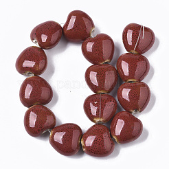 Фарфоровые бусины ручной работы PORC-S498-15A-19