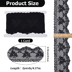 5 Yards Polyester-Fransen-Spitzenbesatz&nbsp;OCOR-CY0003-95A