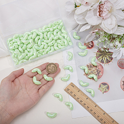 80 шт. прозрачных акриловых бусин с УФ-покрытием&nbsp;SACR-PA0001-17