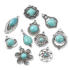 15шт 15 стиля подвески из синтетической бирюзы&nbsp;FIND-CJ0004-26