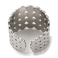 Кольцо из нержавеющей стали марки 304&nbsp;RJEW-C067-04P