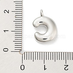 Подвески из латуни с покрытием стойки с буквами-шариками KK-C050-01P-C