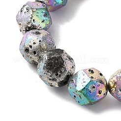 Блейкинг окрашенные нити бусин из натурального лавового камня G-B086-A01-02A