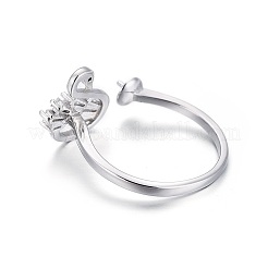 925 polsino in argento sterling rodiato&nbsp;STER-F048-06P