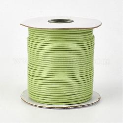 Umweltfreundliche koreanische gewachste Polyesterschnur, gelb-grün, 0.5 mm, ca. 169.51~174.98 Yard (155~160m)/Rolle