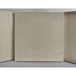 Marco de aguja de perforación de diy cubierto con tela, para adorno de apliques de costura artesanal, burlywood, 30x25 cm