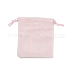 Velvet Jewelry Bags, Pink, 11.8x10cm