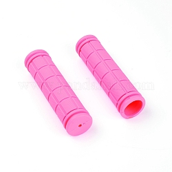 Резиновые чехлы на ручки велосипеда, колонка, ярко-розовый, 116x29 мм