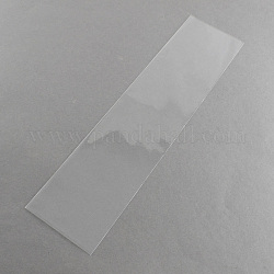 OPP мешки целлофана, прямоугольные, прозрачные, 28x7 см, односторонний толщина: 0.035 mm