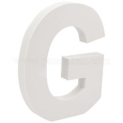 Ornements de lettres en bois, pour bricolage, décoration de maison, letter.g, g: 150x125x15mm
