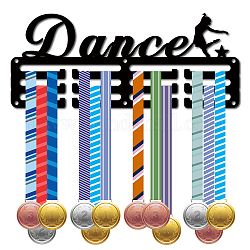 Модная железная вешалка для медалей, настенная стойка для дисплея, 3-строчный, с винтами, танец, спортивный, 130x290 мм